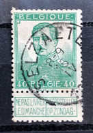 België, 1912, Nr 114, Gestempeld SELZAETE, OBP 18€ + Coba 4€ - 1912 Pellens