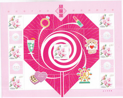 China 2020, Postfris MNH, Valentines Day, Flowers - Ungebraucht