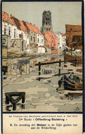 MECHELEN - DE VLIETJES VAN MECHELEN GESCHILDERD DOOR A. OST 1912 - 5 DE REEKS  - OLIFANTBRUG- SLUISBRUG - Mechelen