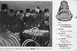 75. CPA - PARIS - Exposition Stand Cycles Rochet Au Salon Du Cycle - 1906 - Personnalités - - Ausstellungen
