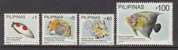 2012 Philippines Fish Definitives Complete Set Of 4  MNH - Filipinas