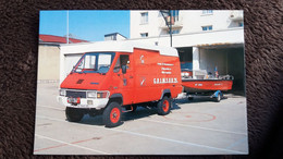 CPM PONTARLIER DOUBS VEHICULE D INTERVENTION SUBAQUATIQUE RENAULT MASTER B90 4X4 MAI 1993 CLICHE GOUNAY ED LESAUX 2009 - Pontarlier