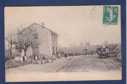 CPA [69] Rhône Saint Laurent D'Agny Gare Chemin De Fer Train Circulé - Autres & Non Classés