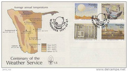 Namibia 1991 Weather Service Centenary FDC - Namibie (1990- ...)