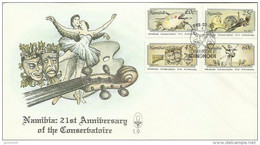 Namibia 1992 21st Anniversary Of The Conservatoire FDC - Namibie (1990- ...)
