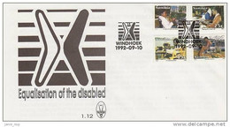 Namibia 1992 Equalisation Of Disabled FDC - Namibie (1990- ...)