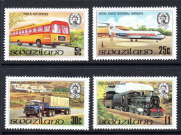 SWAZILAND - 1981 TRANSPORT SET (4V) FINE MNH ** SG 368-371 - Swaziland (1968-...)