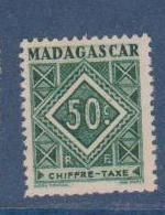 MADAGASCAR        N°  YVERT  :  TAXE  33   NEUF AVEC  CHARNIERES      ( Charn  4 /50 ) - Portomarken