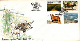 Namibia 1990 Farming, First Day Cover, - Namibie (1990- ...)
