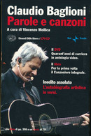 CLAUDIO BAGLIONI - PAROLE E CANZONI - 2005 EINAUDI - LIBRO + DVD - Cinema & Music