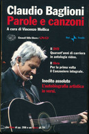 CLAUDIO BAGLIONI - PAROLE E CANZONI - 2005 EINAUDI - LIBRO + DVD - Cinema E Musica