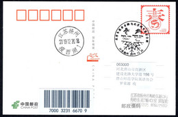 China 2019 Special Postmark:Emblems Of Beijing 2022 Winter Olympics And Paralympic Winter Games - Hiver 2022 : Pékin