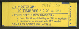 France - Frankreich Carnet 1985 Y&T N°CUC2376-C8 - Michel N°MH2510-10 *** - 2,20f Liberté Delacroix "faites La Musique" - Modern : 1959-...