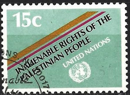 United Nations (New York) 1981 - Mi 366 - YT 334 ( Inaliénable Rights Of The Palestinian People ) - Oblitérés