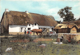 LOIRE ATLANTIQUE  44  SAINT LYPHARD - "LA BRIERE" - FERME A BRECA - ATTELAGE DE BOEUFS - Saint-Lyphard