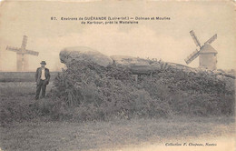 LOIRE ATLANTIQUE  44  SAINT LYPHARD - DOLMEN ET MOULINS DE KERBOUR, PRES LA MADELEINE - Saint-Lyphard