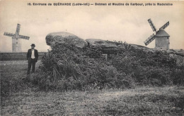 LOIRE ATLANTIQUE  44  SAINT LYPHARD - DOLMEN ET MOULINS DE KERBOUR, PRES LA MADELEINE - Saint-Lyphard