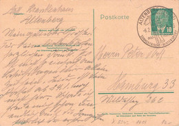 DDR - POSTKARTE 10 PF 1955 SSt ALTENBEALTENBERG / ZO140 - Postales - Usados