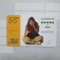 PALESTINE-(PA-G-0037.2)-credit-(131)-(50units)-(1358547921337)-(1/1/2010)-(plastic)-used Card-1 Prepiad Free - Palestine