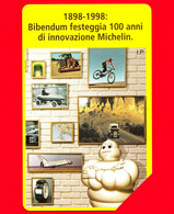 ITALIA - Scheda Telefonica - Telecom - Michelin - 1898-1998 Bibendum - 100 Anni  - Golden 917 - C&C 2979 - 10.000 - Öff. Diverse TK