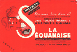 Buvard La Séquanaise , Assurance Incendie - Accidents - Bank & Insurance