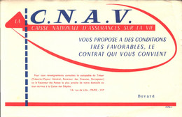 Buvard C.N.A.V Caisse Nationale D'assurance Sur La Vie - Bank & Insurance