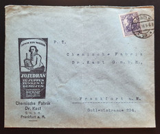 Deutsches Reich 1919, Bedarfsbrief 15Pf. BERLIN "Suppenwürze" SOSEDRAN - Covers & Documents