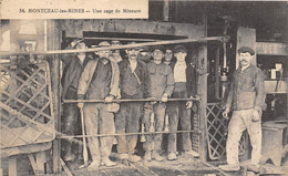71-MONTCEAU-LES-MINES-UNE CAGE DE MINEURS - Montceau Les Mines