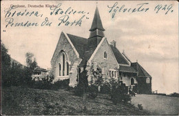 ! Alte Ansichtskarte Gardone , Deutsche Kirche, 1929 - Autres & Non Classés