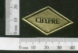 India 1950's Chypre French Print Vintage Perfume Label Multi-colour # 1532 - Etiquettes