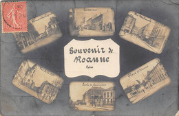 42-ROANNE- CARTE-PHOTO- MULTIVUES - Roanne