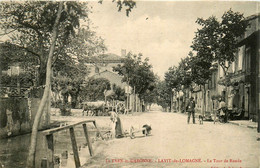 Lavit De Lomagne * Rue Et La Tour De Ronde * Lavoir Laveuse Lavandière - Lavit