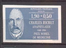 Série Médecins Et Biologiste Ch.Richet De 1987 YT 2454 Sans Trace De Charnière - No Dentado