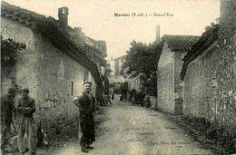 Marsac * Grand Rue Du Village * Villageois - Autres & Non Classés