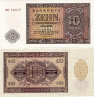 GERMANY, DEM. REP. (DDR)       10 Deutsche Mark       P-18       1955       UNC - 10 Deutsche Mark