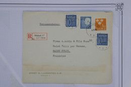 AT3 SUEDE  BELLE LETTRE  1965  MALMO POUR ST FELIX  FRANCE + +A VOIR +  AFFRANCH. PLAISANT - Brieven En Documenten
