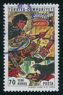 Türkiye 2006 Mi 3505 Battle Sceen, Morning Star, Comics, Fairy Tale, Cats Of Prey | Turkish Cartoon Character: Karaoğlan - Used Stamps