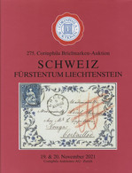 CORINPHILA 275 11/2021 - SCHWEIZ-SUISSE 1166 LOTS SEE CONTENT INDEX - Ship 3€ OUTSIDE FRANCE - Catalogi Van Veilinghuizen