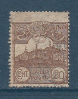 ⭐ Saint Marin - YT N° 72 - Oblitéré - 1921 à 1922 ⭐ - Usati
