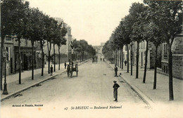 St Brieuc * Vue Sur Le Boulevard National * Attelage - Saint-Brieuc