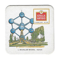 1a Stella Artois Monumenten Nr 1 Brussel Atomium - Beer Mats