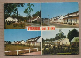 CPSM 78 - VERNEUIL SUR SEINE - TB CP Multivue Dont Les Clairières - Le Maupas - TB PLAN Maisons Habitations - Verneuil Sur Seine