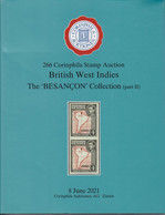 CORINPHILA -266 JUNE 2021 BRITISH WEST INDIES (BWI) -300 Pages SEE INDEX SHIP 3€ OUTSIDE FRANCE - Catálogos De Casas De Ventas