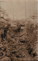 ! 1916 Fotokarte, Schützengraben, Westfront, 1. Weltkrieg, Stellungskrieg, Guerre 1914-1918 - Guerre 1914-18