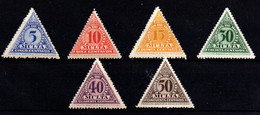 Bolivia (Tasas) Nº 1/6. Año 1931/32 - Bolivië