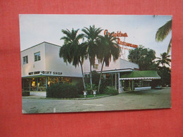 Creighton's Restaurant & Gift Shop.    Fort Lauderdale Florida > Fort Lauderdale >   Ref 5535 - Fort Lauderdale
