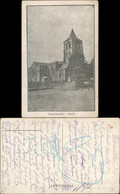 Postkaart Kortemark Cortemarck Kerk, Partie An Der Kirche 1917 - Otros & Sin Clasificación