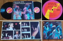 RARE French DOUBLE LP 33t RPM (12") CLAUDE FRANCOIS (Gatefold P/s, Double Live, 1978) - Ediciones De Colección