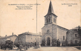 43-SAINT-BONNET-LE-FROID- LA PLACE DE L'EGLISE - Autres & Non Classés