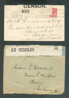 Ensemble De 6 Lettres GUERRE WAR 1914 - 1918 Relations Internationales De SUISSE Vers La France, D'ALLEMAGNE Vers La Bel - Andere & Zonder Classificatie